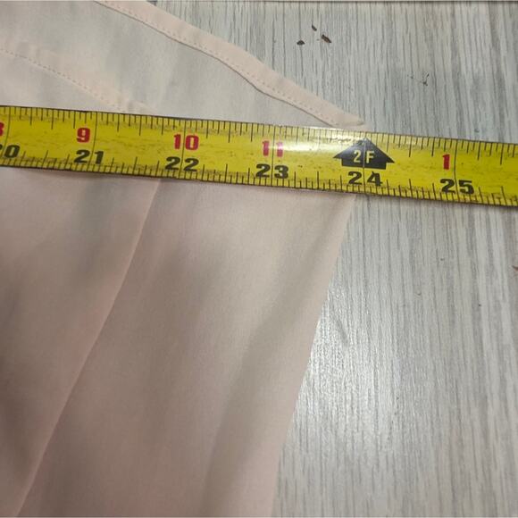 Zara Womens Super Wide Leg Pleated Tiered Trouser Pants Cream & Black Size L - Picture 8 of 10